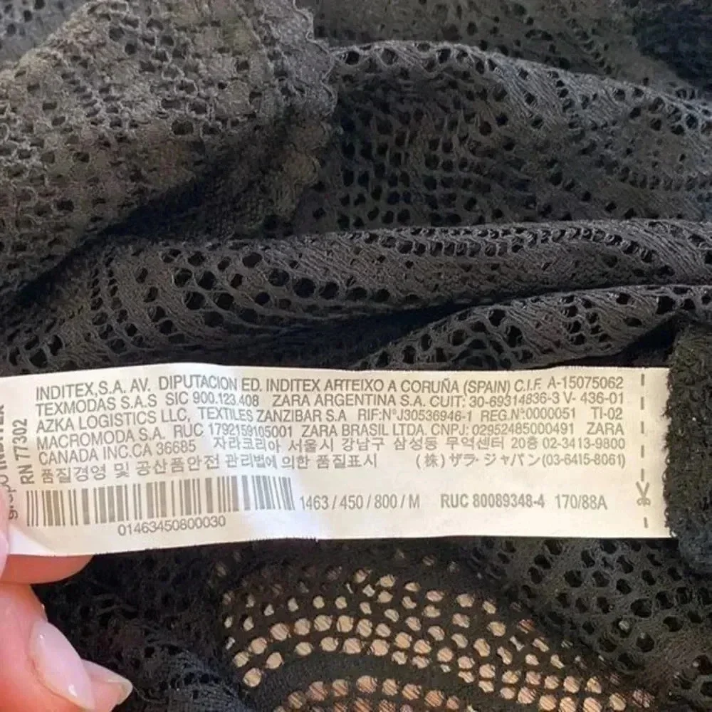 Zara lace top